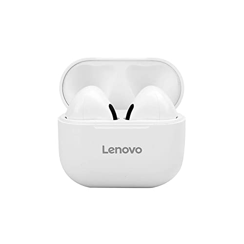 Lenovo - Auriculares deportivos Lenovo TWS con control táctil y caja de carga de 230 mAh