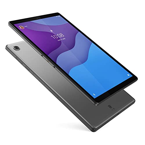 Lenovo Tab M10 HD (2nd Gen) - Tableta táctil de 10,1 pulgadas (procesador MediaTek Helio P22T, 8 núcleos, 4 GB de RAM, 64 GB (eMCP4x, eMMC), Android 10, WiFi+Bluetooth) - Gris oscuro